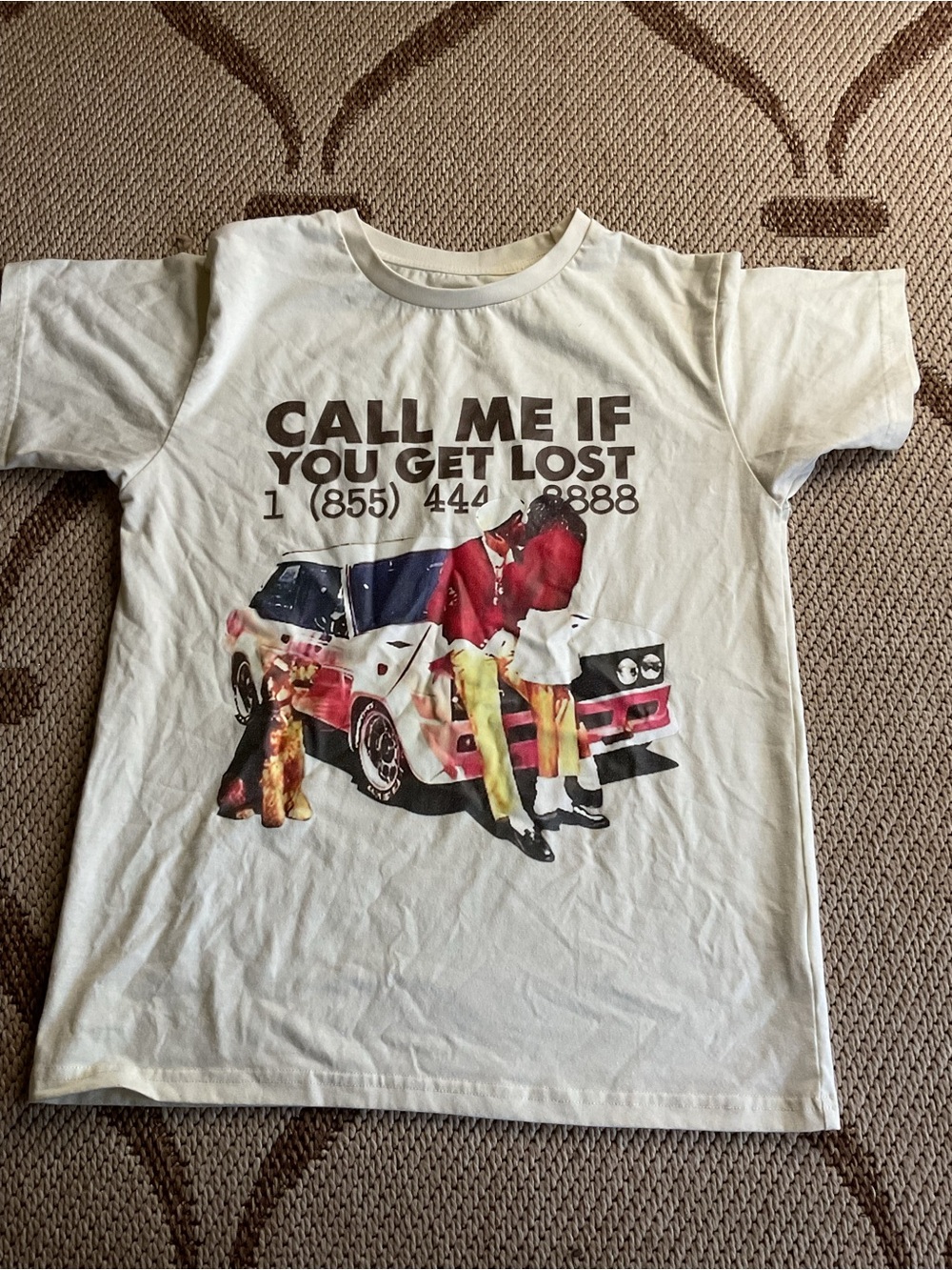 Tyler the creator Call Me If You Get Lost Graphic  Tee - White